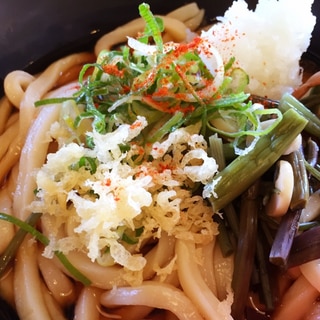 冷やし山菜おろしうどん